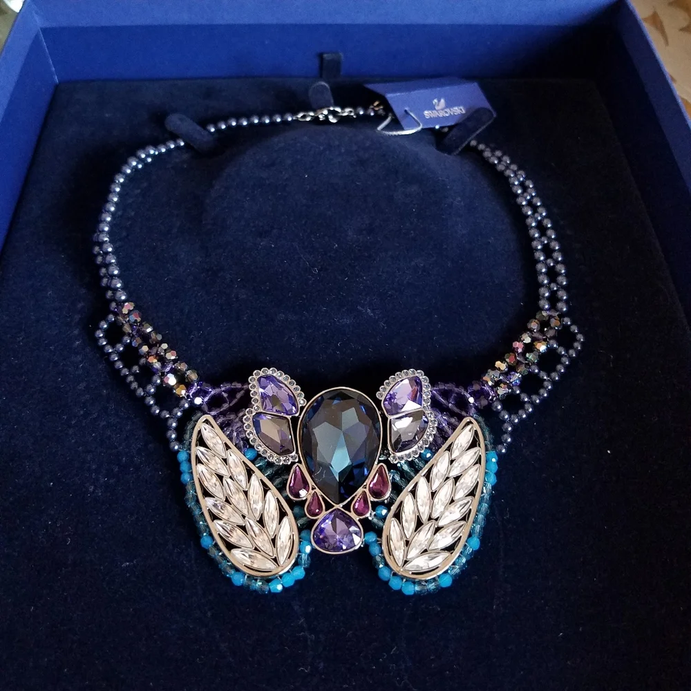 AUTHENTIC Swarovski Parade Large Statement Necklace NWT